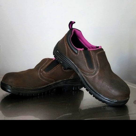 Avenger Foreman Ladies Steel Toe Work Shoe - Picture 4 of 6